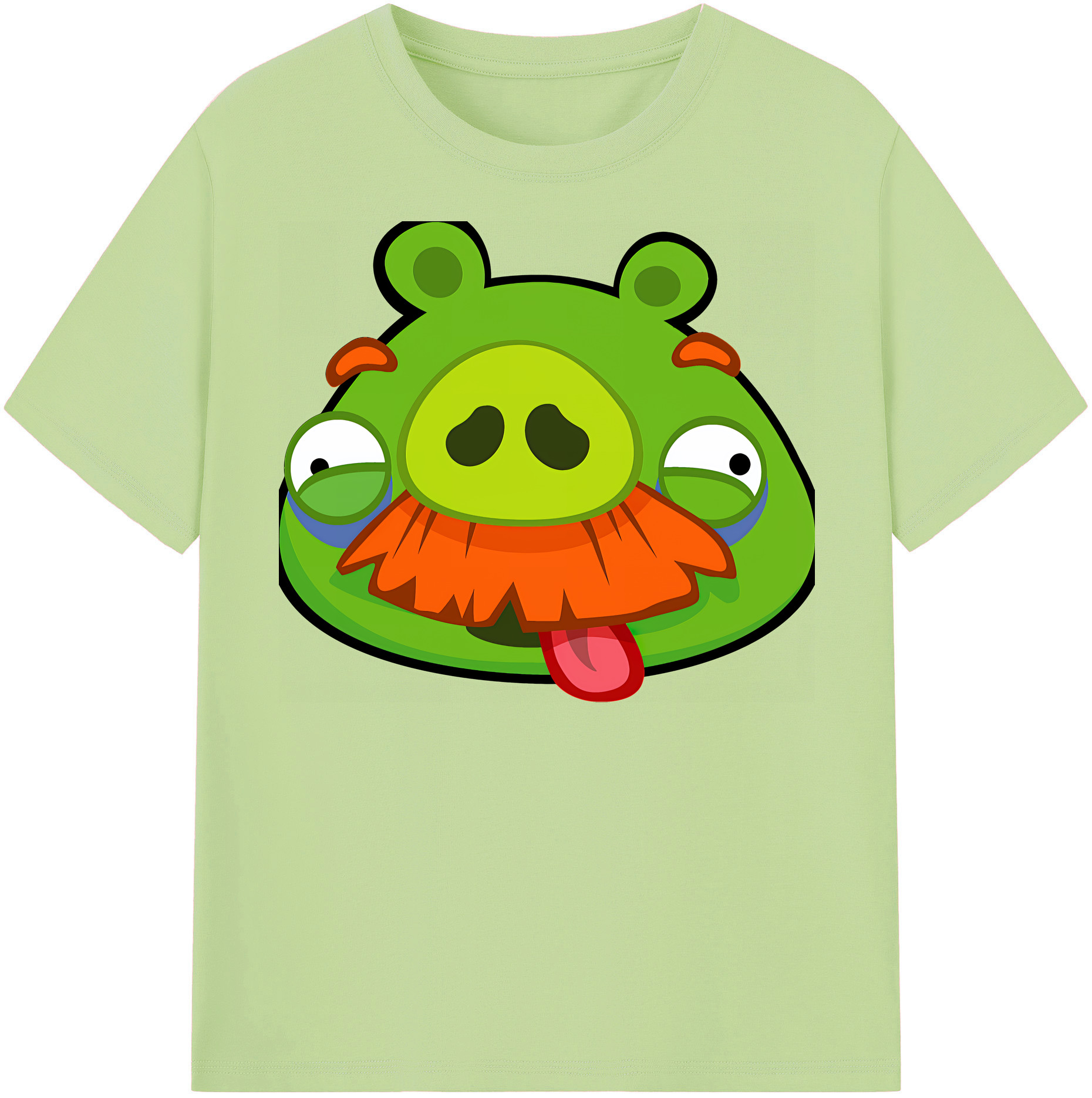 （画像用） Angry Birds アングリーバード 綿100％半袖Tシャツ（フロントプリント）
